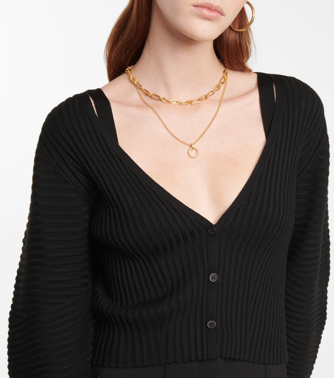 Colorful Ribs wool-blend twinset | Dorothee Schumacher