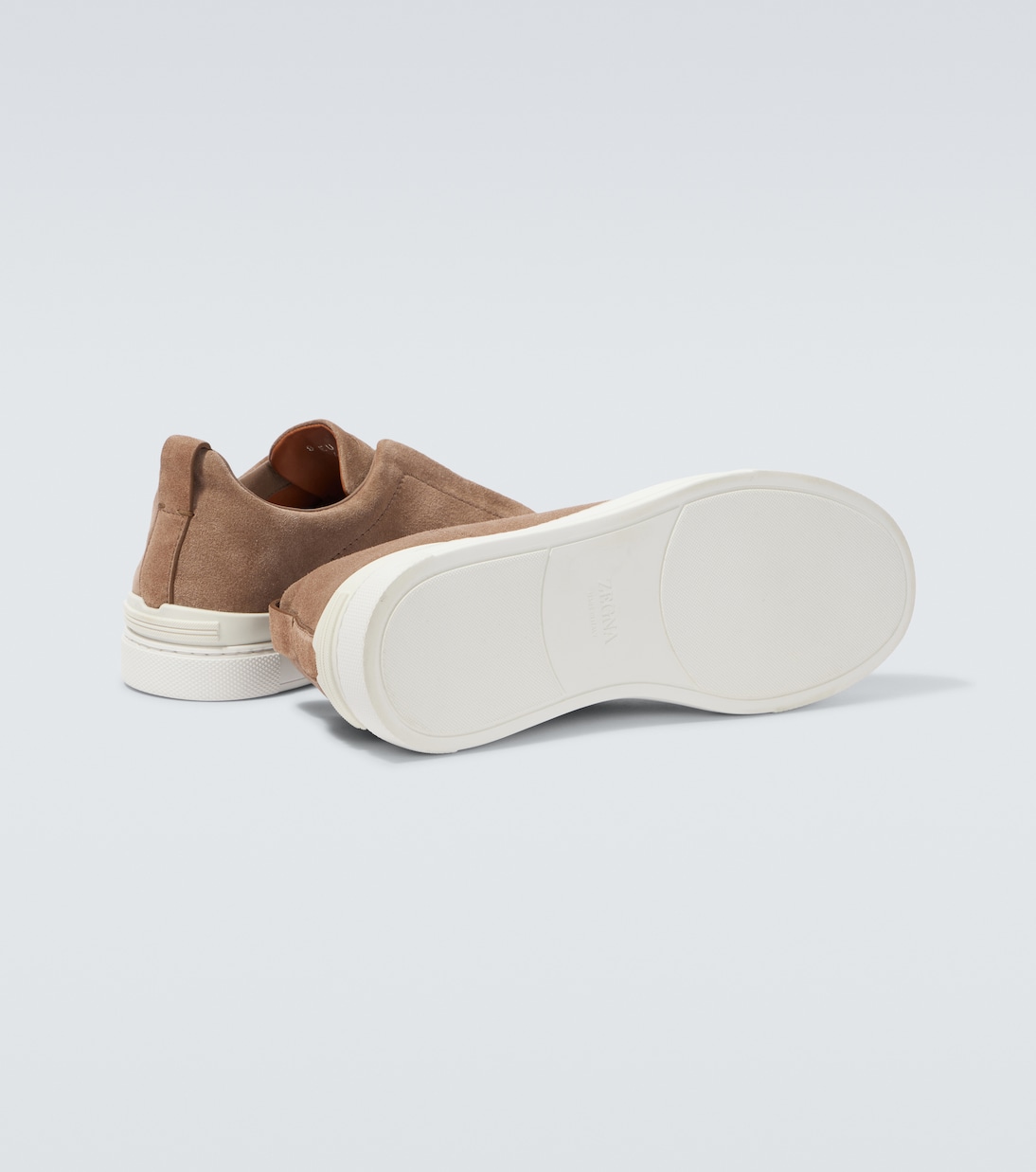 Sneakers Triple Stitch in suede | Zegna