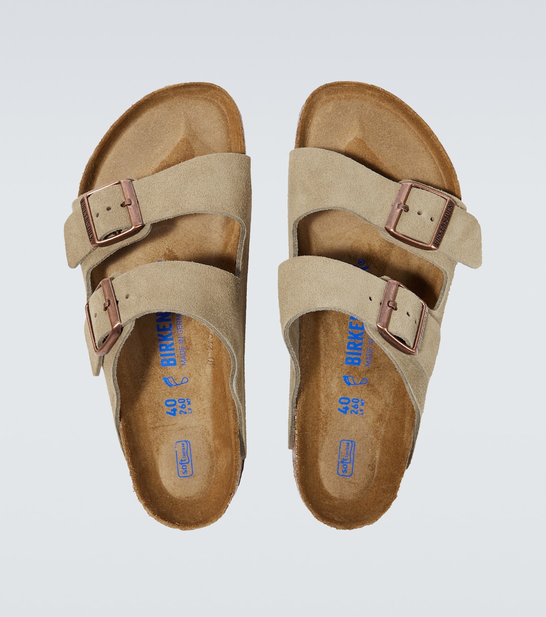 Sandalen Arizona aus Veloursleder | Birkenstock