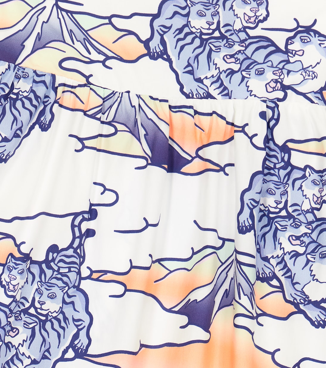 Robe imprimée en coton | Kenzo Kids