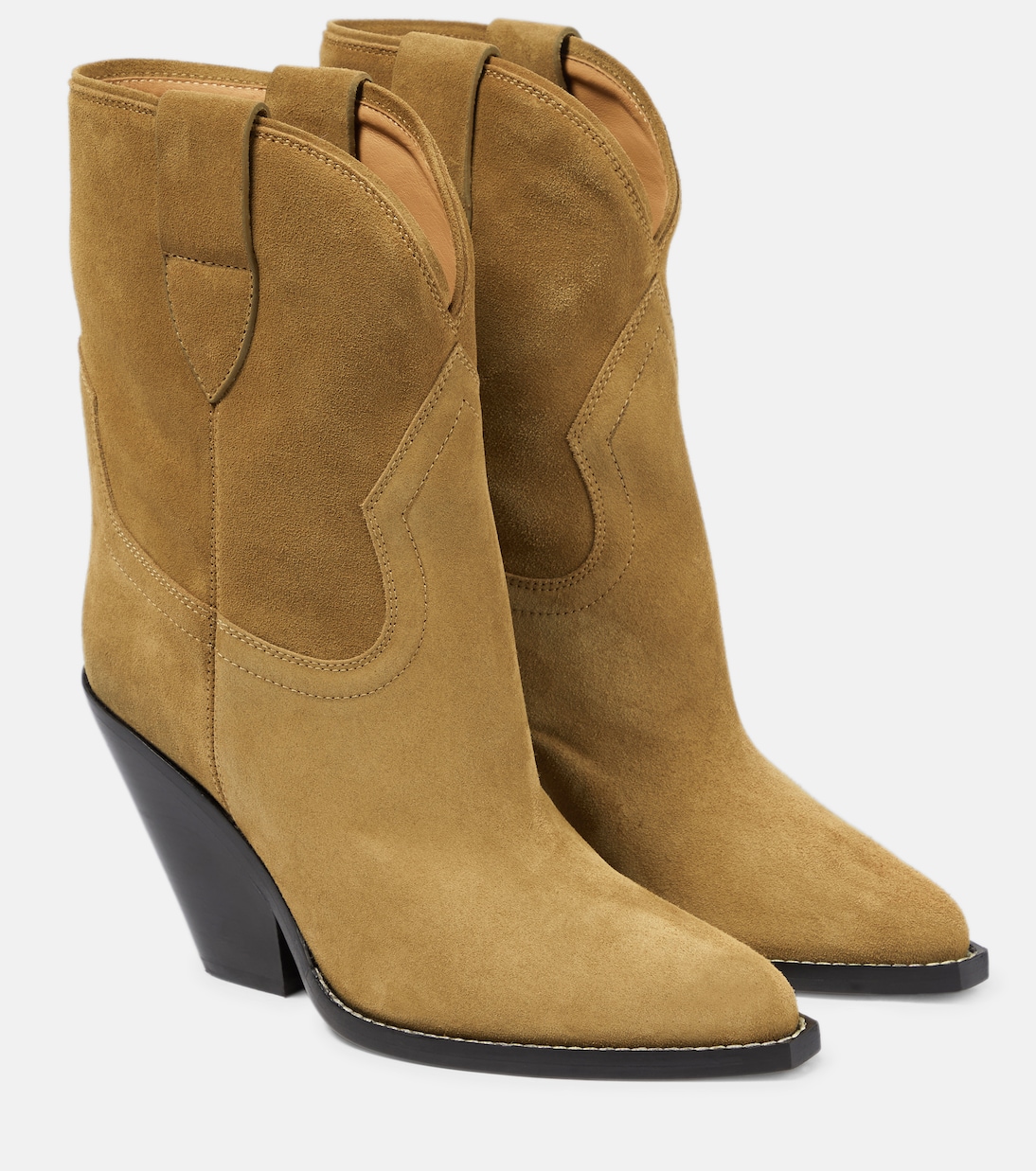 Leyane suede mid-calf cowboy boots | Isabel Marant