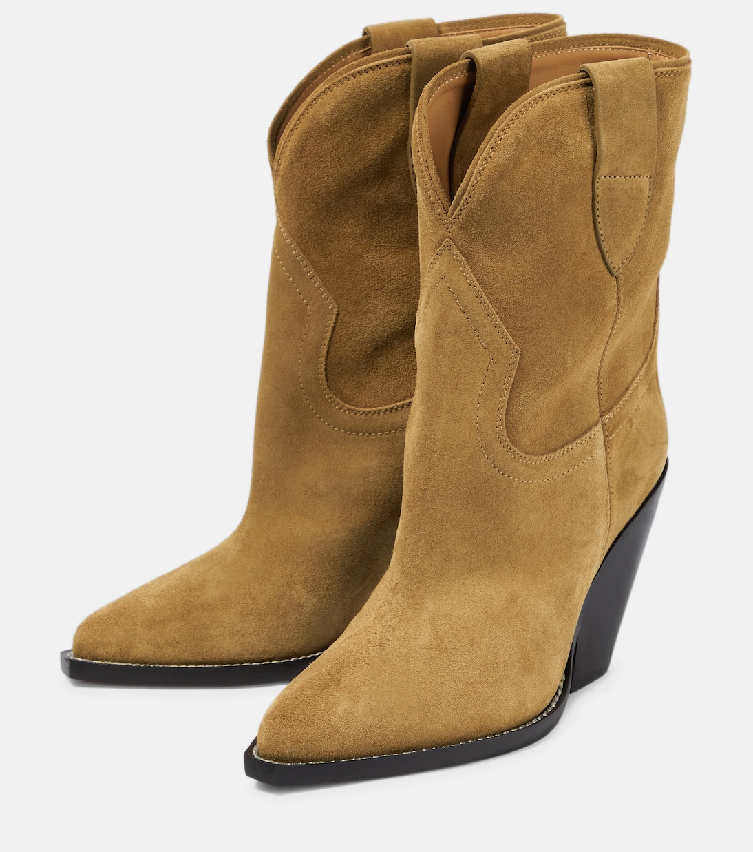 Leyane suede mid-calf cowboy boots | Isabel Marant