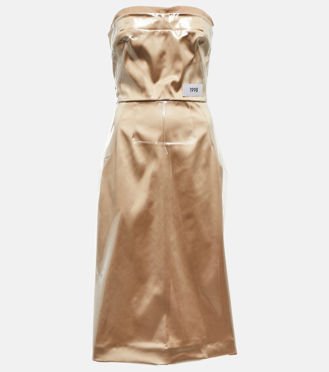 x Kim - Abito midi con ruches | Dolce&Gabbana