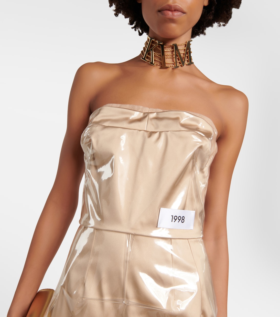x Kim - Abito midi con ruches | Dolce&Gabbana
