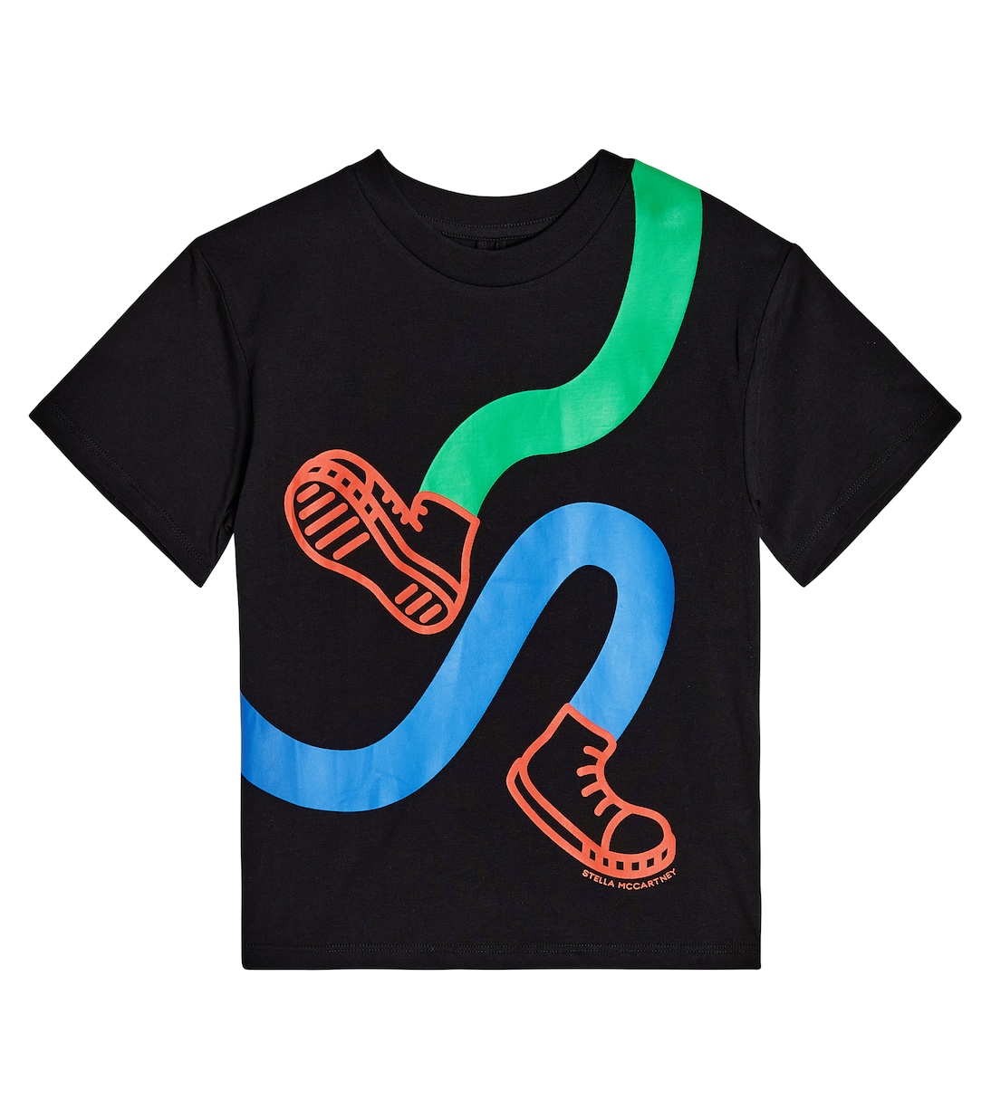 Camiseta en jersey de algodón estampada | Stella McCartney Kids