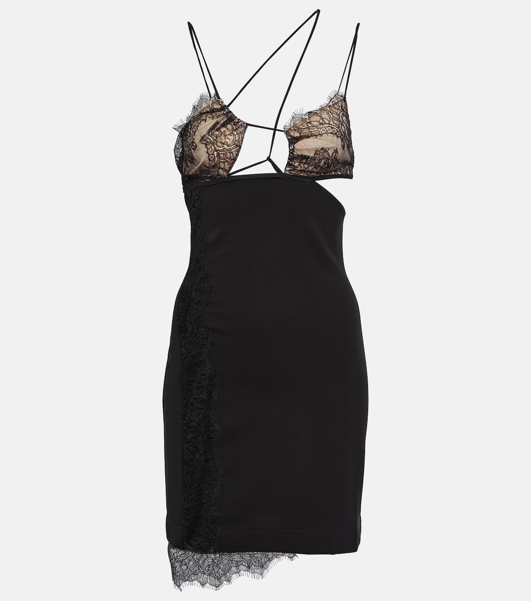 Lace-trimmed minidress | Nensi Dojaka