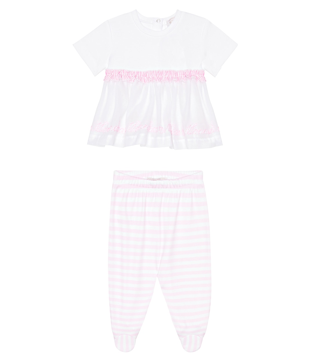 Baby - Abito e pantaloni in cotone | Monnalisa