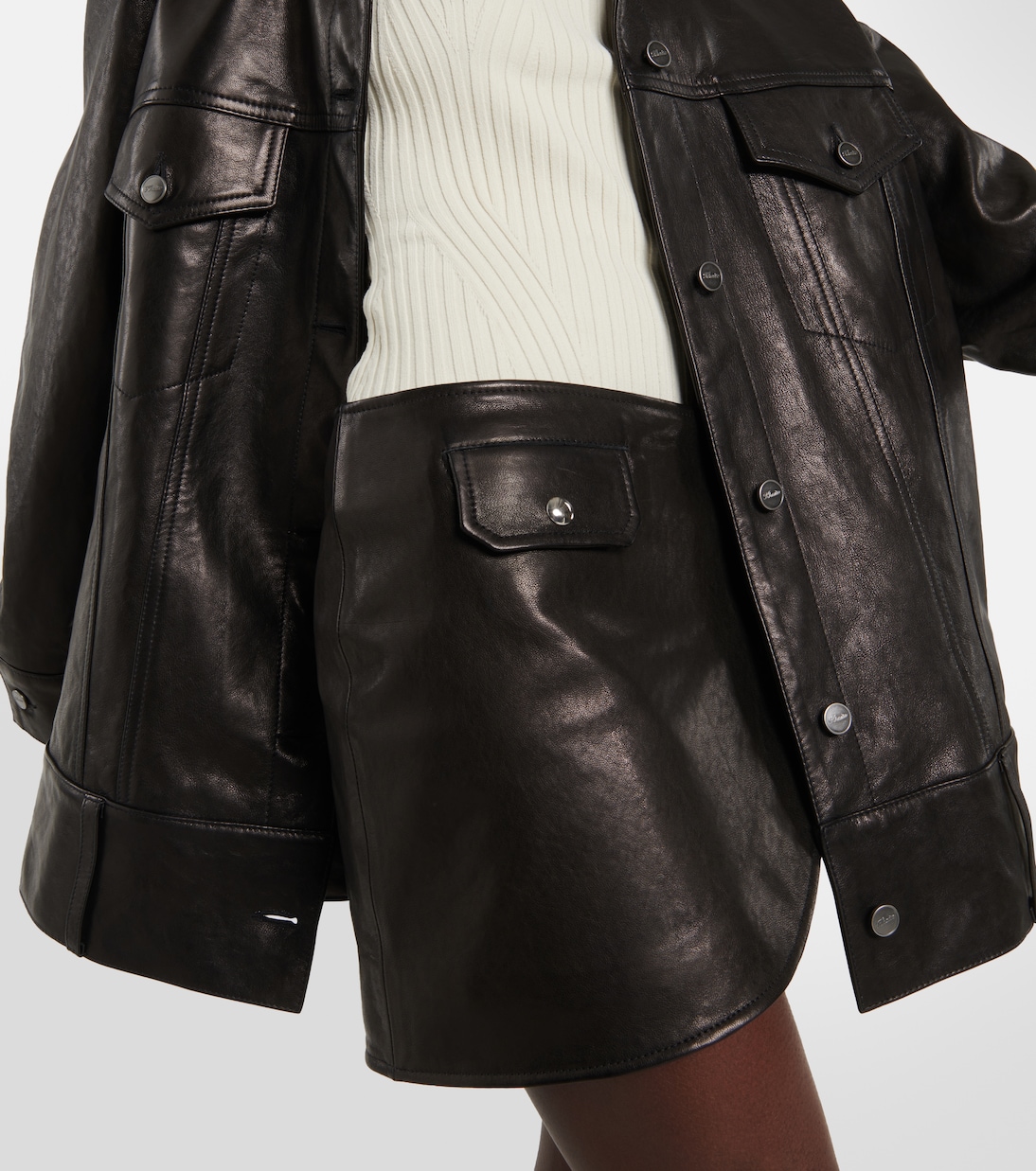 Minigonna Otis in pelle | Khaite