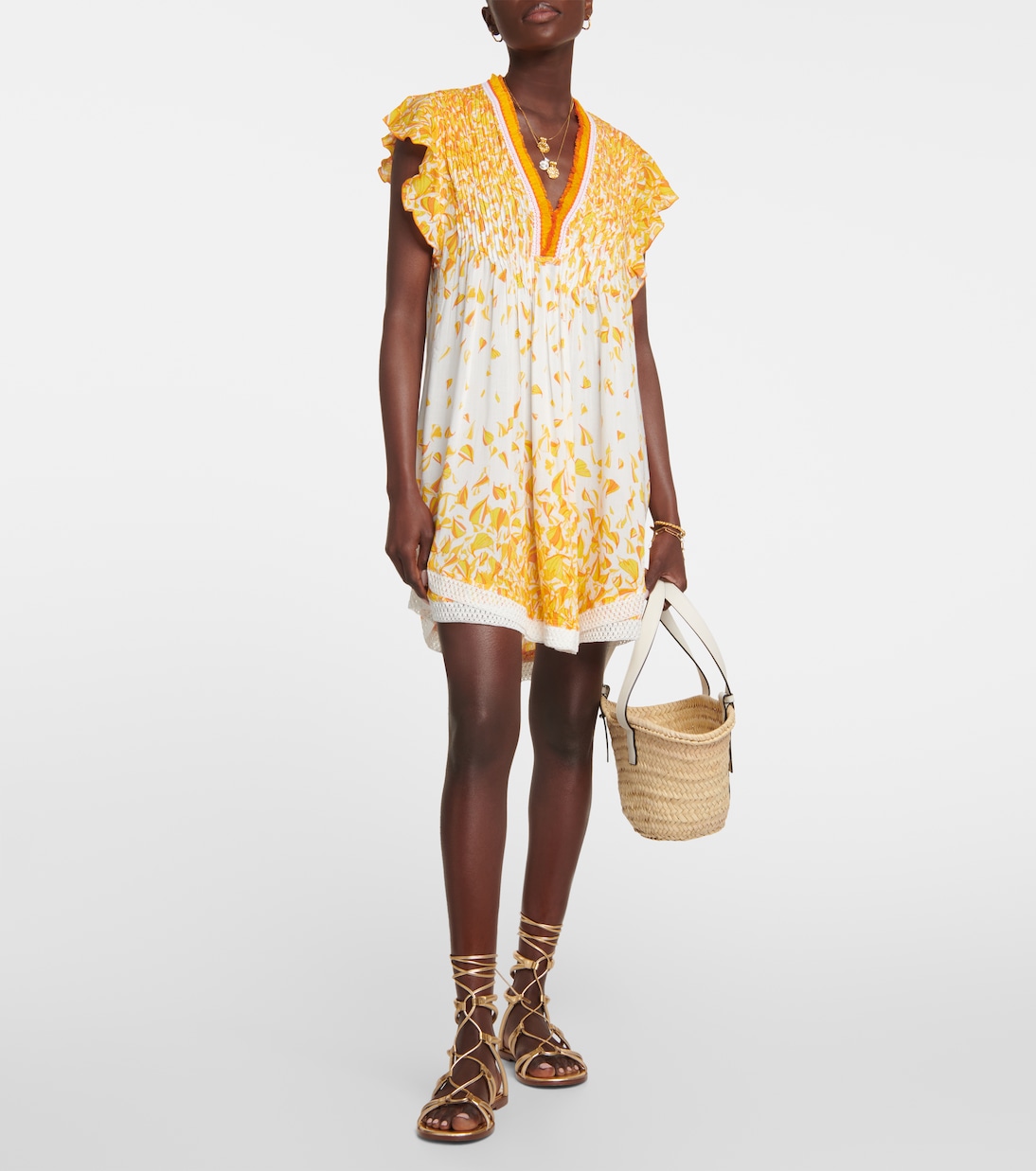 Sasha printed minidress | Poupette St Barth