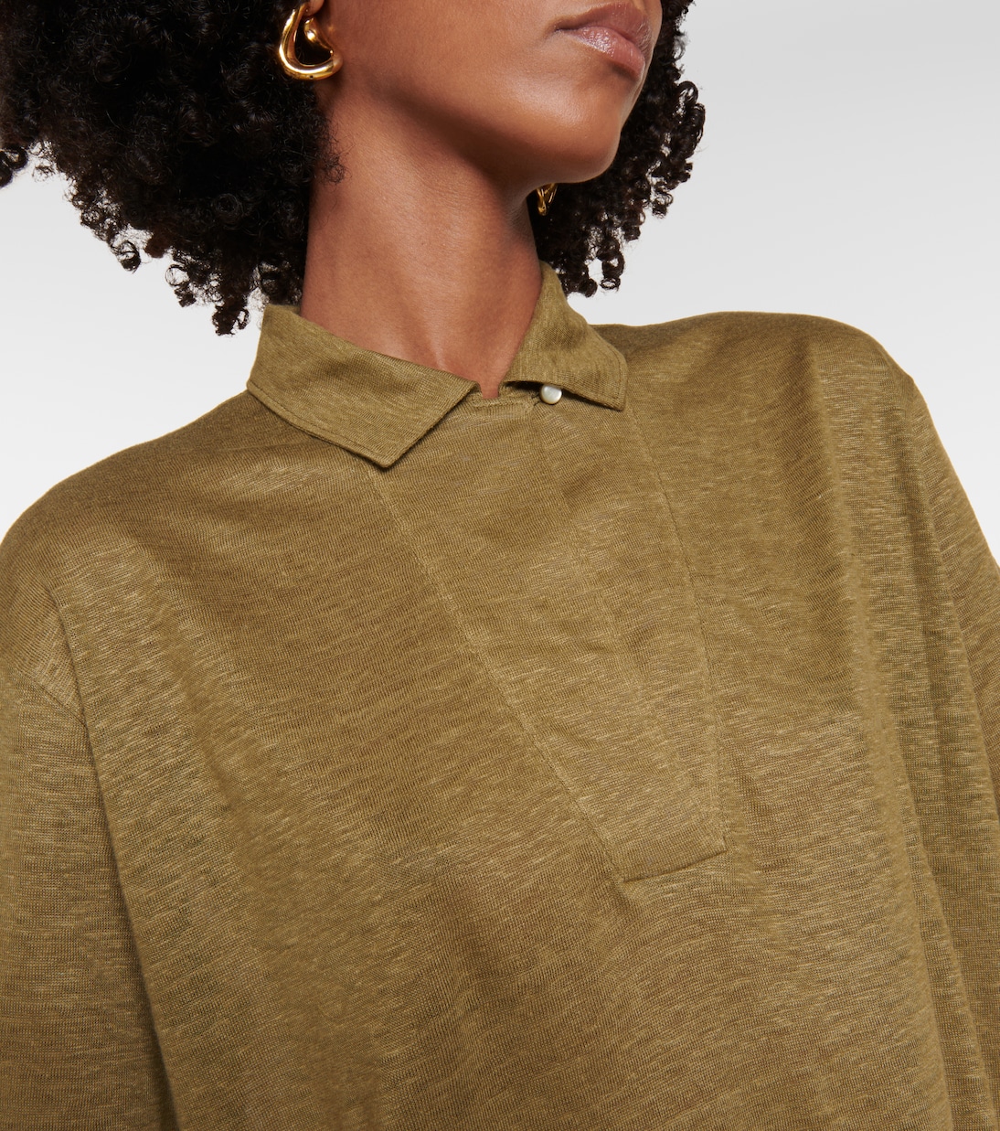 Camiseta Polo de Lino Lujo por Loro Piana para Jóvenes Modernos