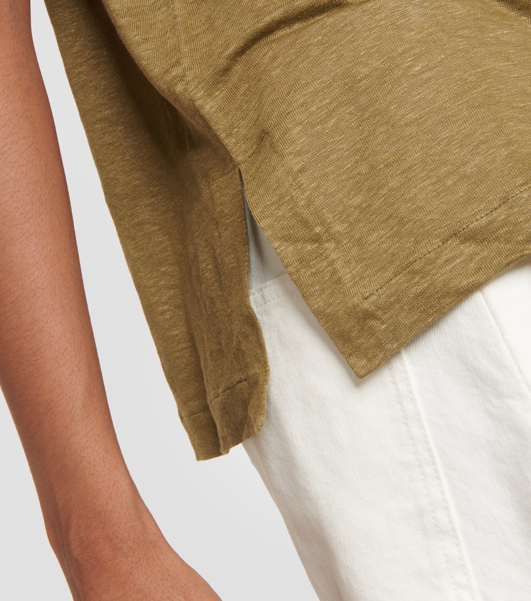 Camiseta Polo de Lino Lujo por Loro Piana para Jóvenes Modernos