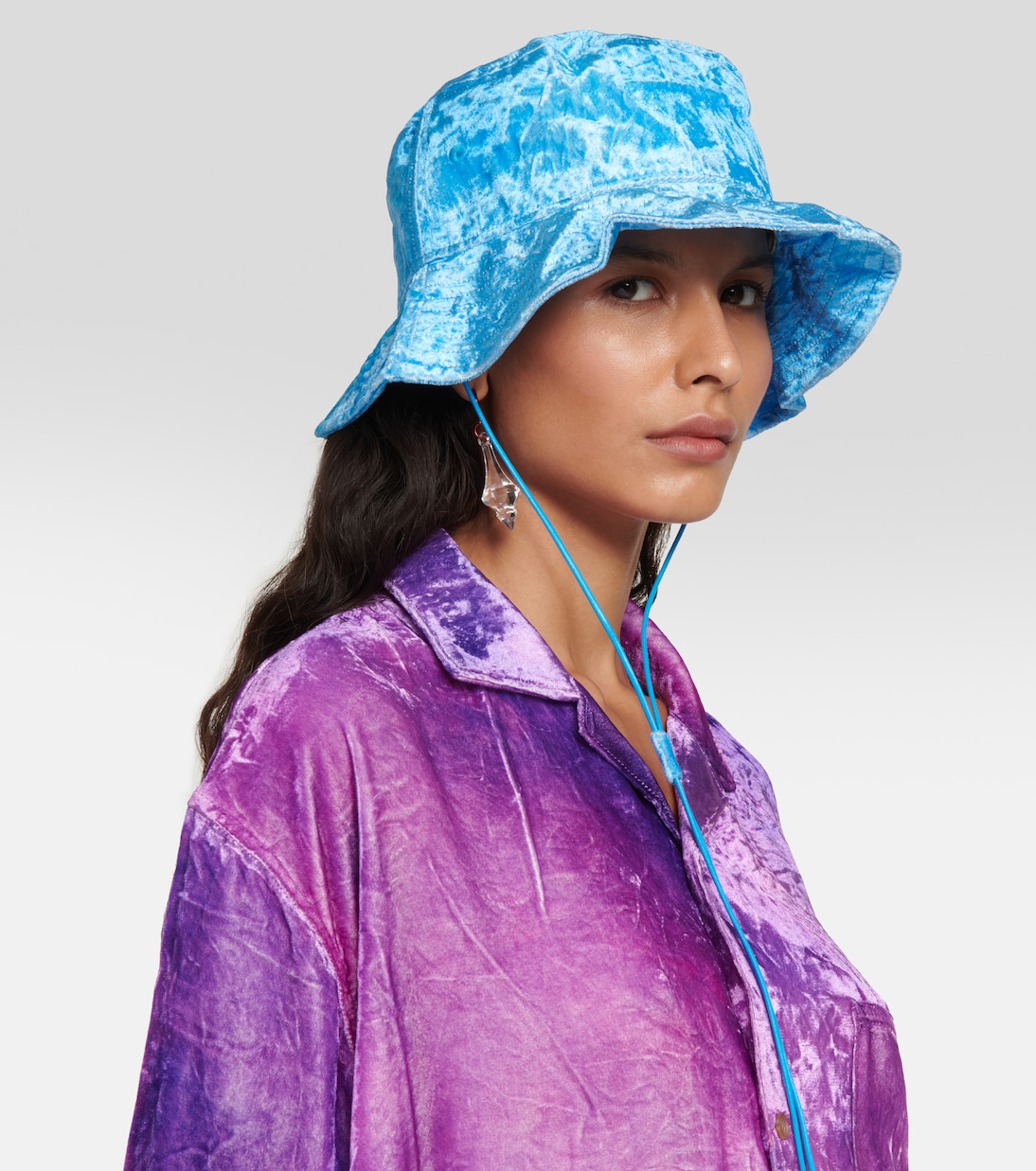 Chapeau bob en velours | Acne Studios