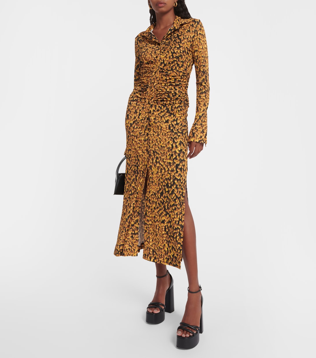 Robe chemise imprimée Claudia | Altuzarra