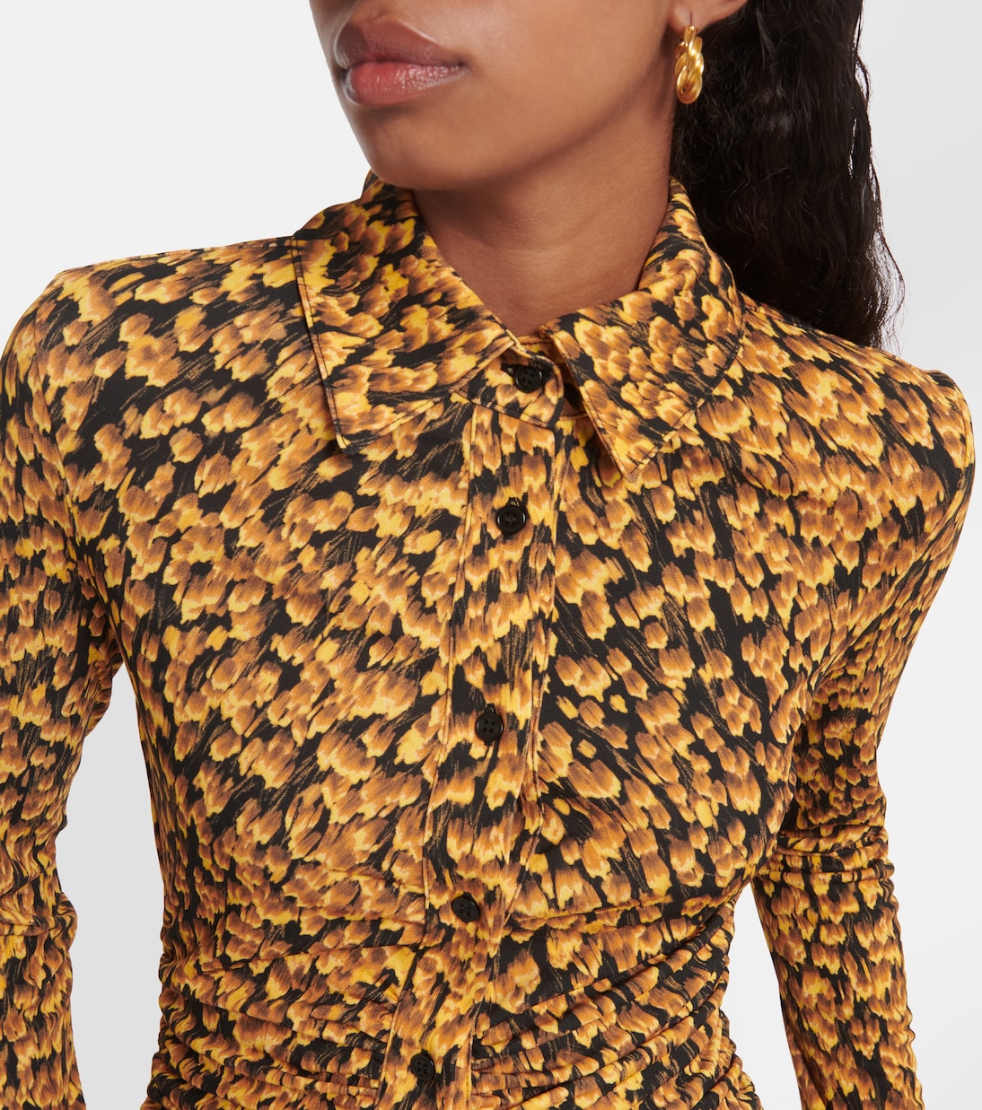 Robe chemise imprimée Claudia | Altuzarra