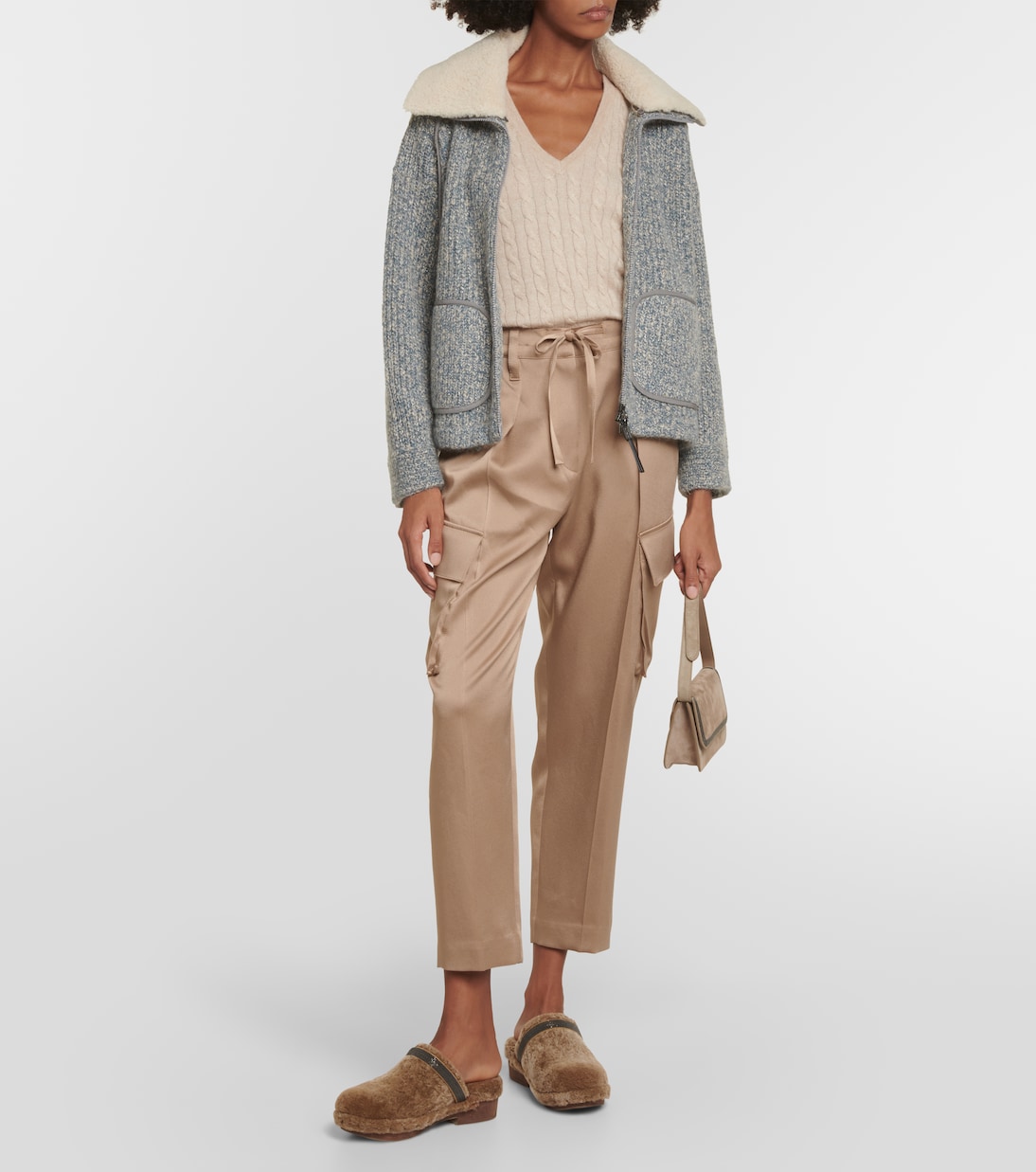 High-Rise-Cargohose | Brunello Cucinelli