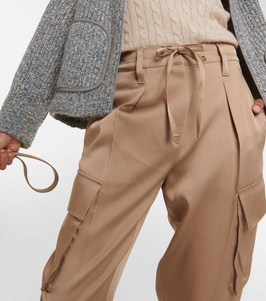 High-Rise-Cargohose | Brunello Cucinelli