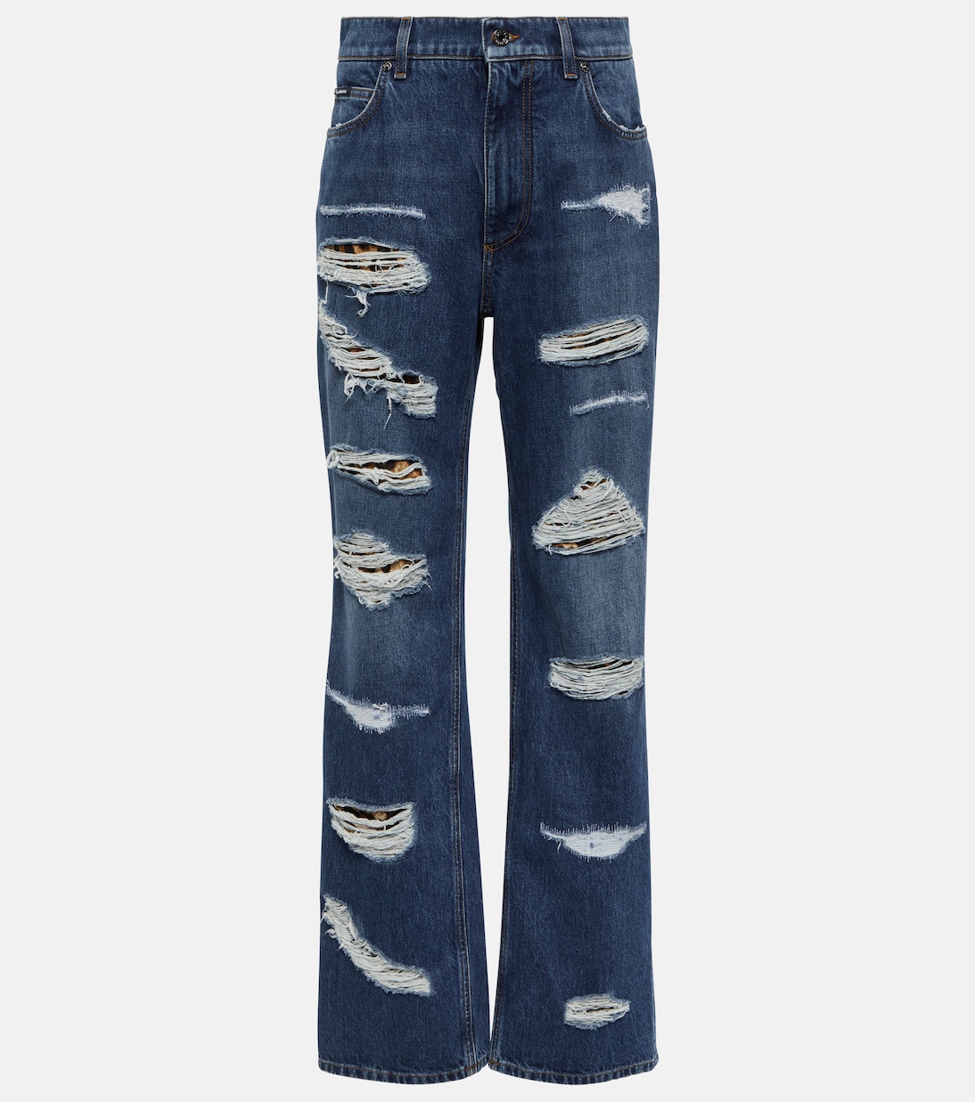 Jeans distressed a vita alta | Dolce&Gabbana