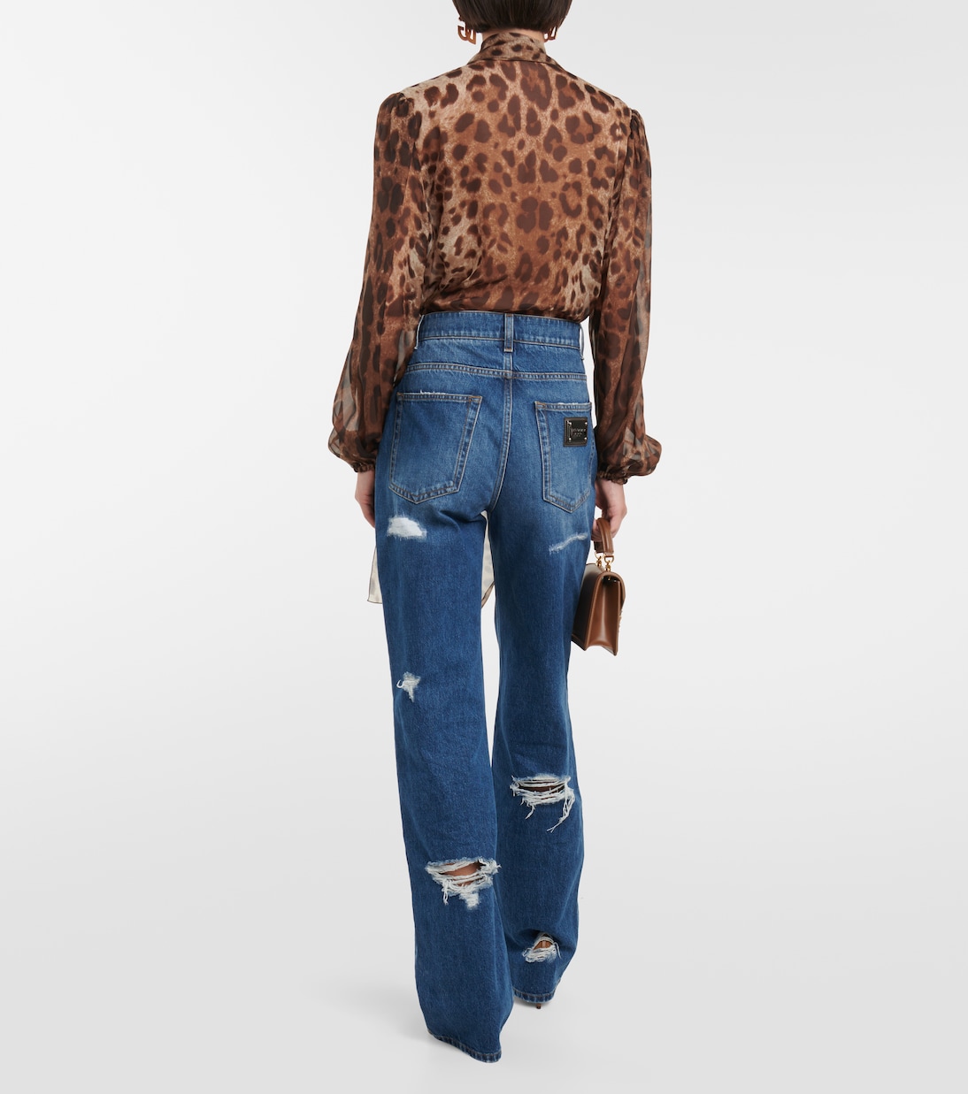 Jeans distressed a vita alta | Dolce&Gabbana