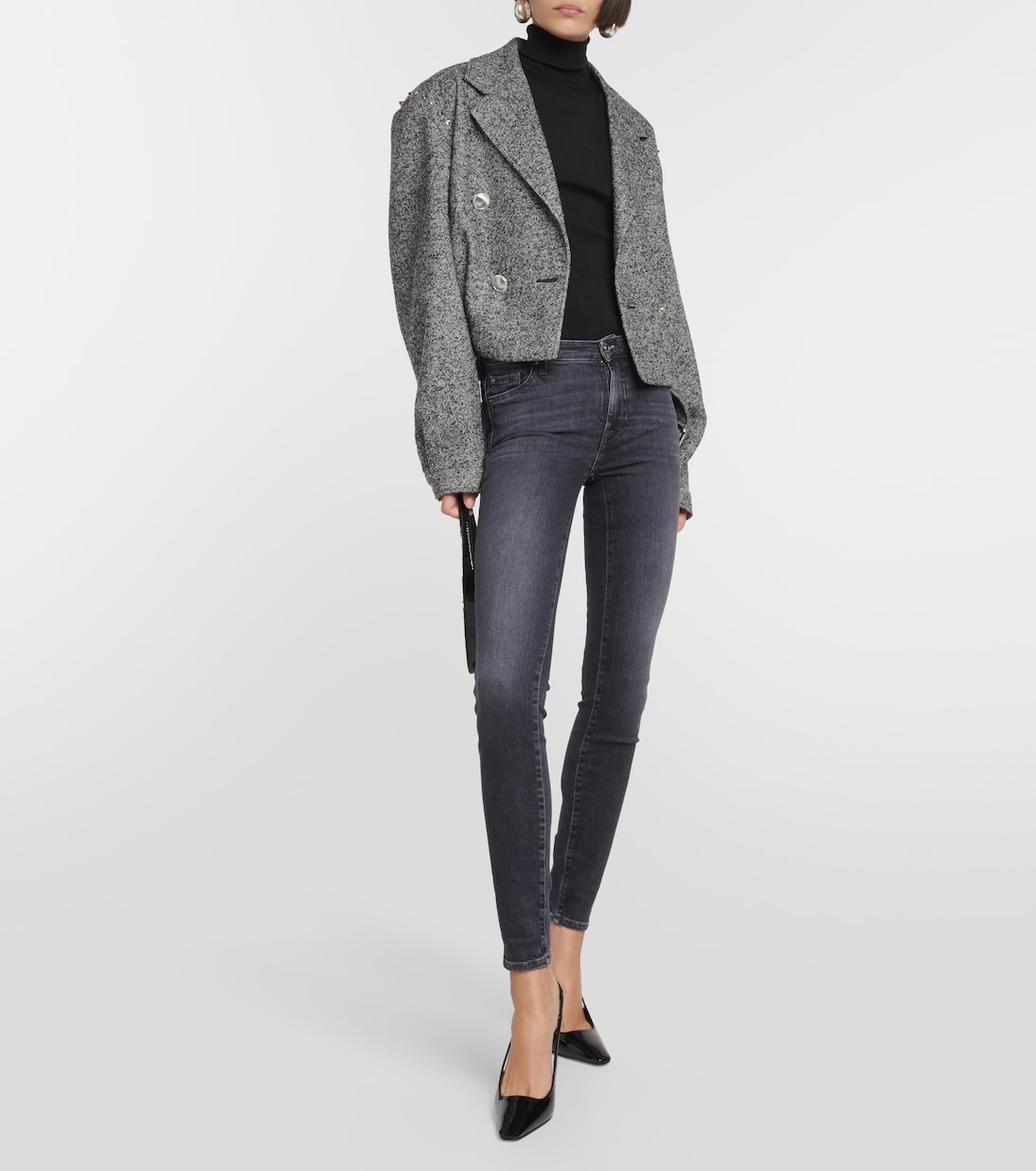 HW Skinny high-rise slim jeans | 7 For All Mankind