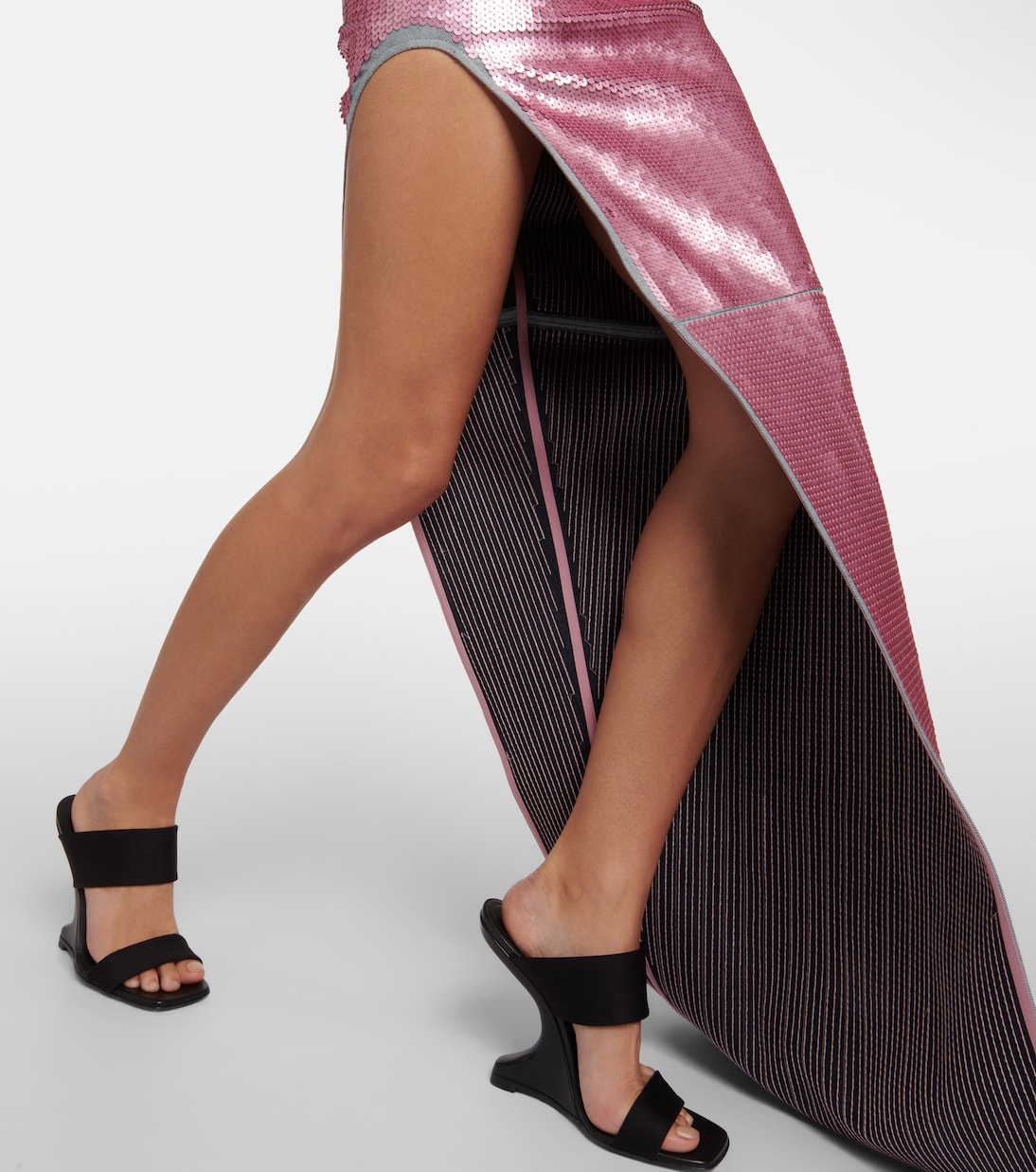 One-shoulder sequined gown | Rick Owens