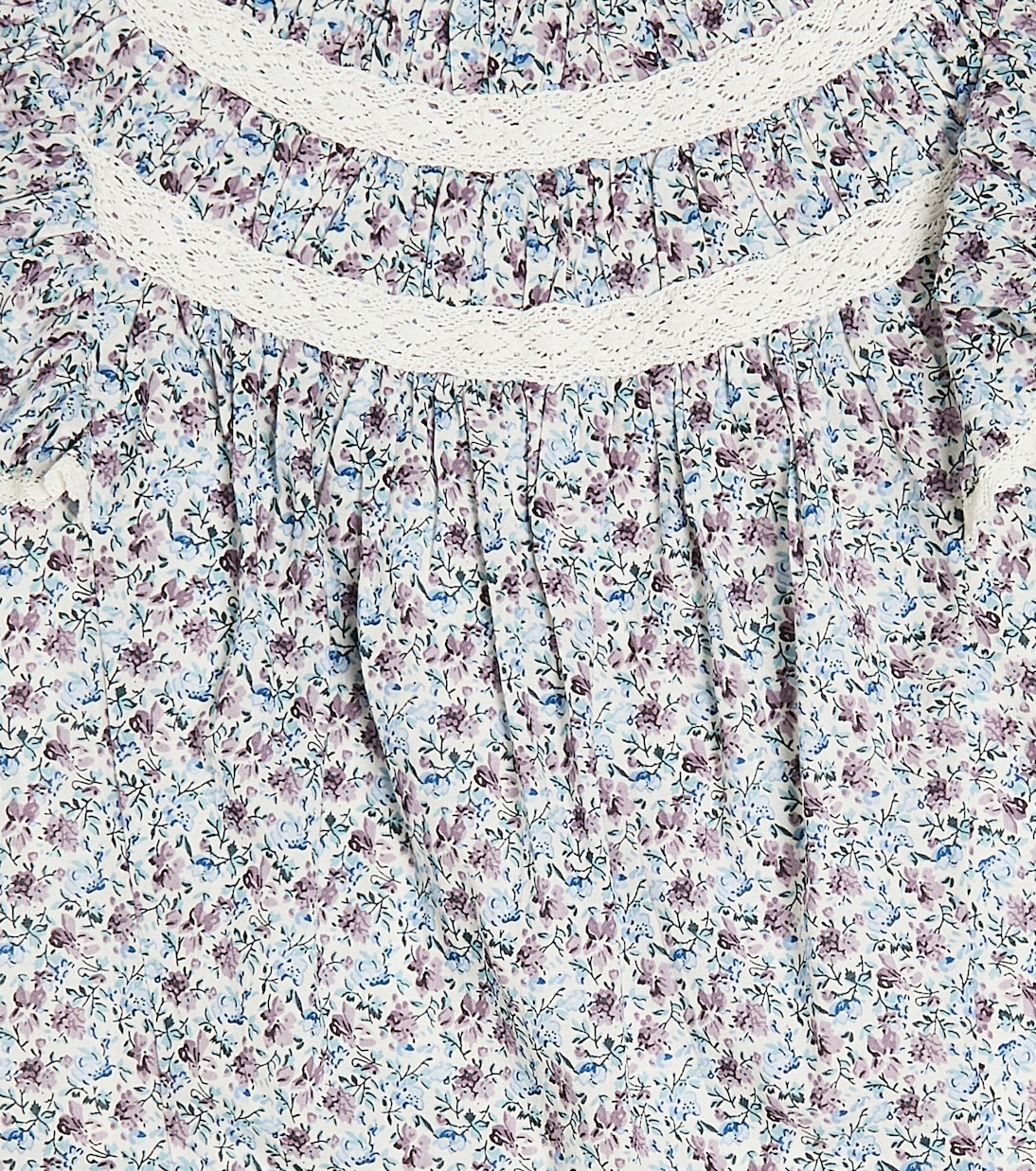 Top Janipa en coton et dentelle à fleurs | Louise Misha