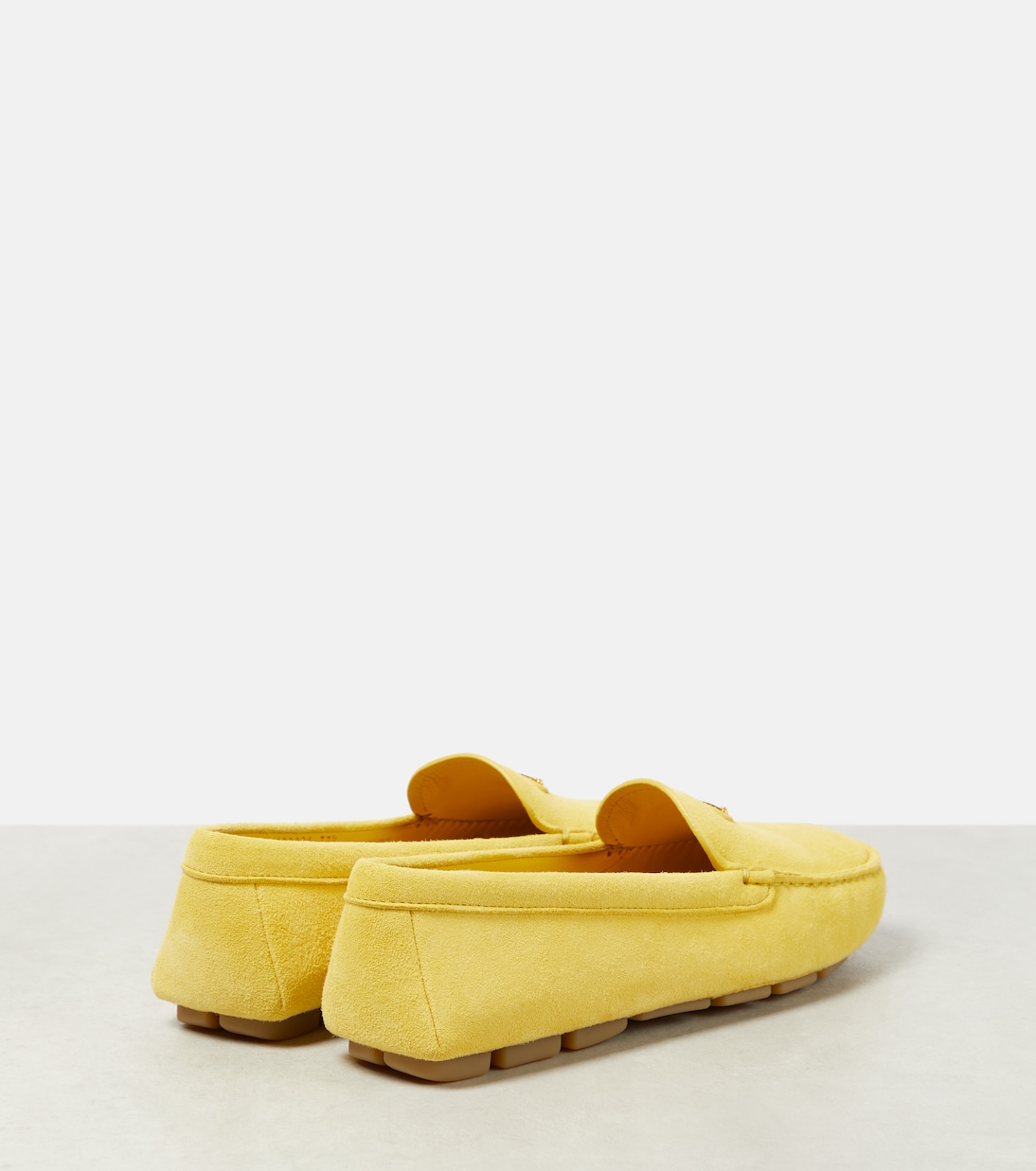 Mokassins aus Veloursleder | Prada