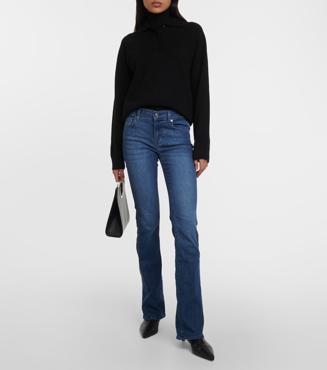 Jeans bootcut con tiro medio | 7 For All Mankind