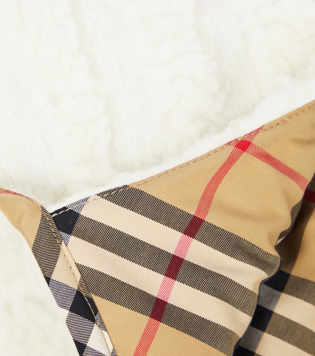 Baby - Set di cuffia e slippers in pile | Burberry Kids