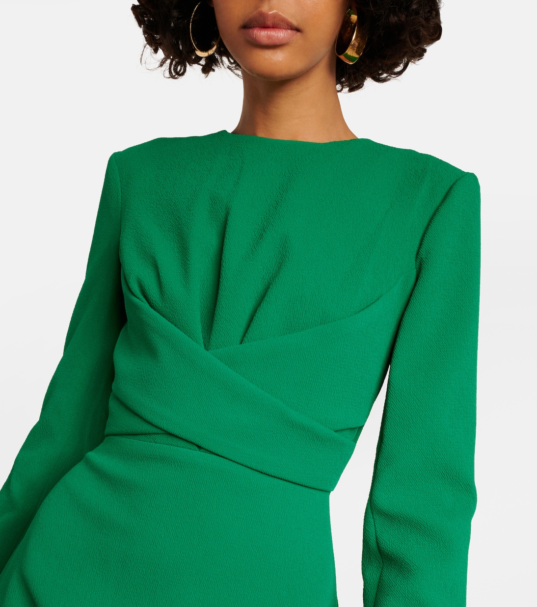Robe midi Elta en crêpe | Emilia Wickstead