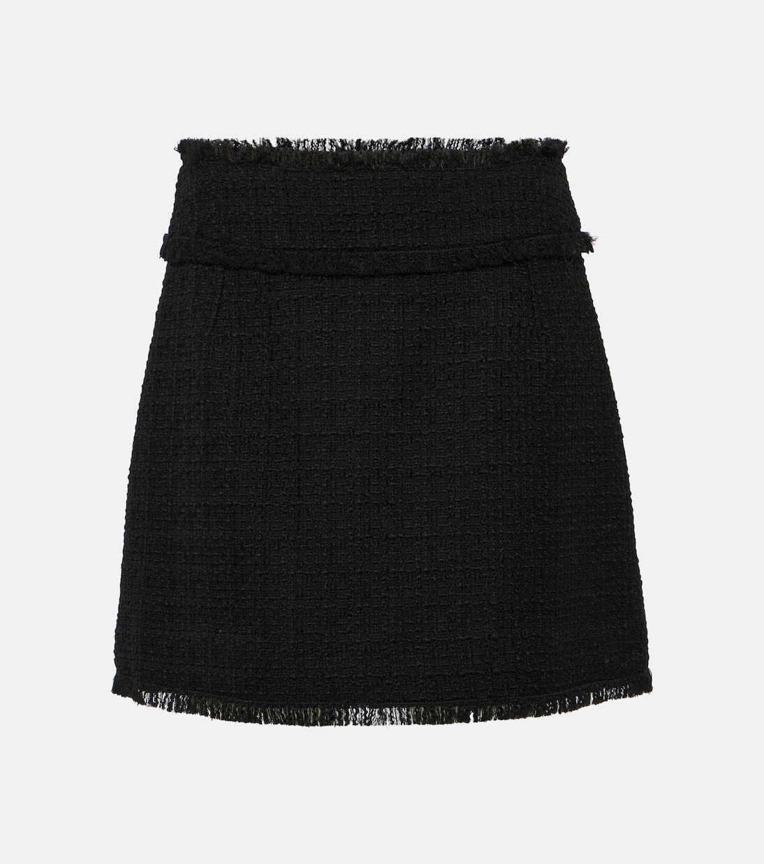 Minifalda de tweed de mezcla de lana | Dolce&Gabbana