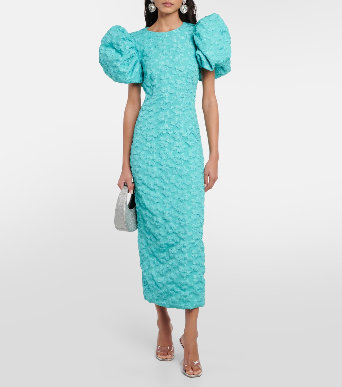 Midikleid aus Jacquard | Rotate