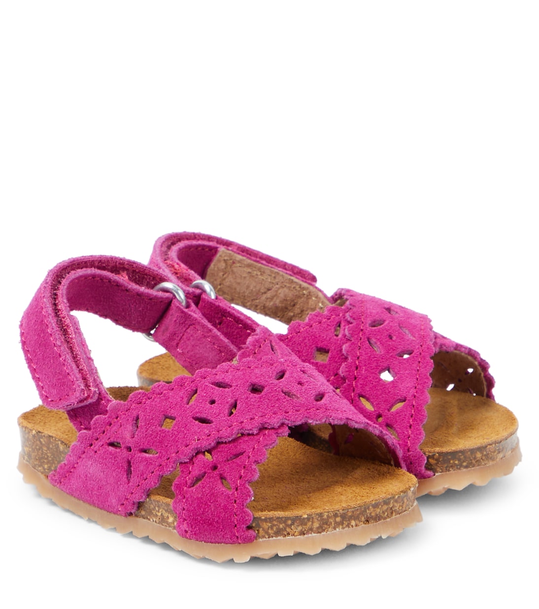 Baby - Sandali Lampone in suede | PèPè