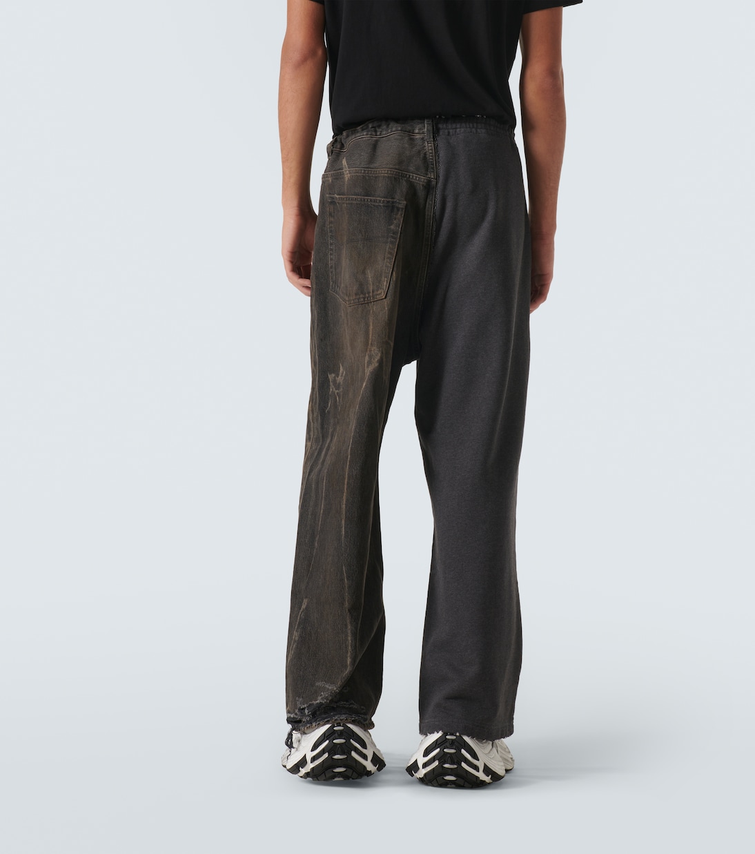 Jeans a gamba larga e vita media  | Balenciaga