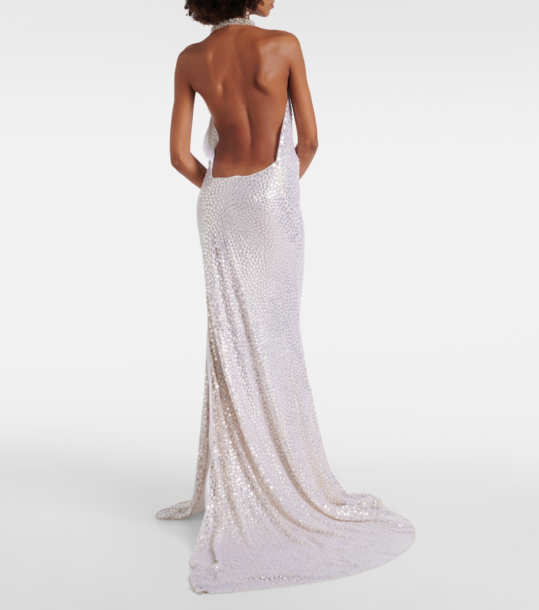 Robe Desires aus Seide mit Kristallen | Maticevski