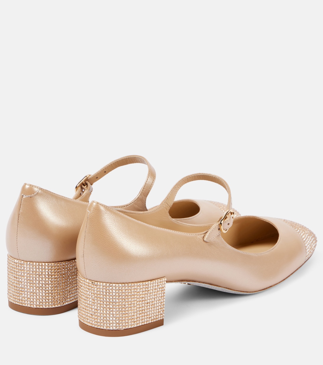 Escarpins Kristen en cuir métallisé | Rene Caovilla