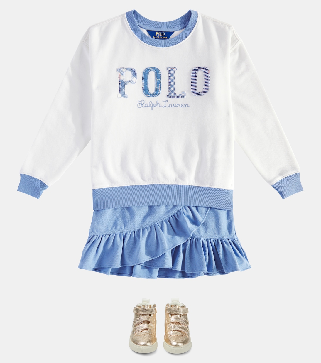 Sweat-shirt en coton mélangé | Polo Ralph Lauren Kids