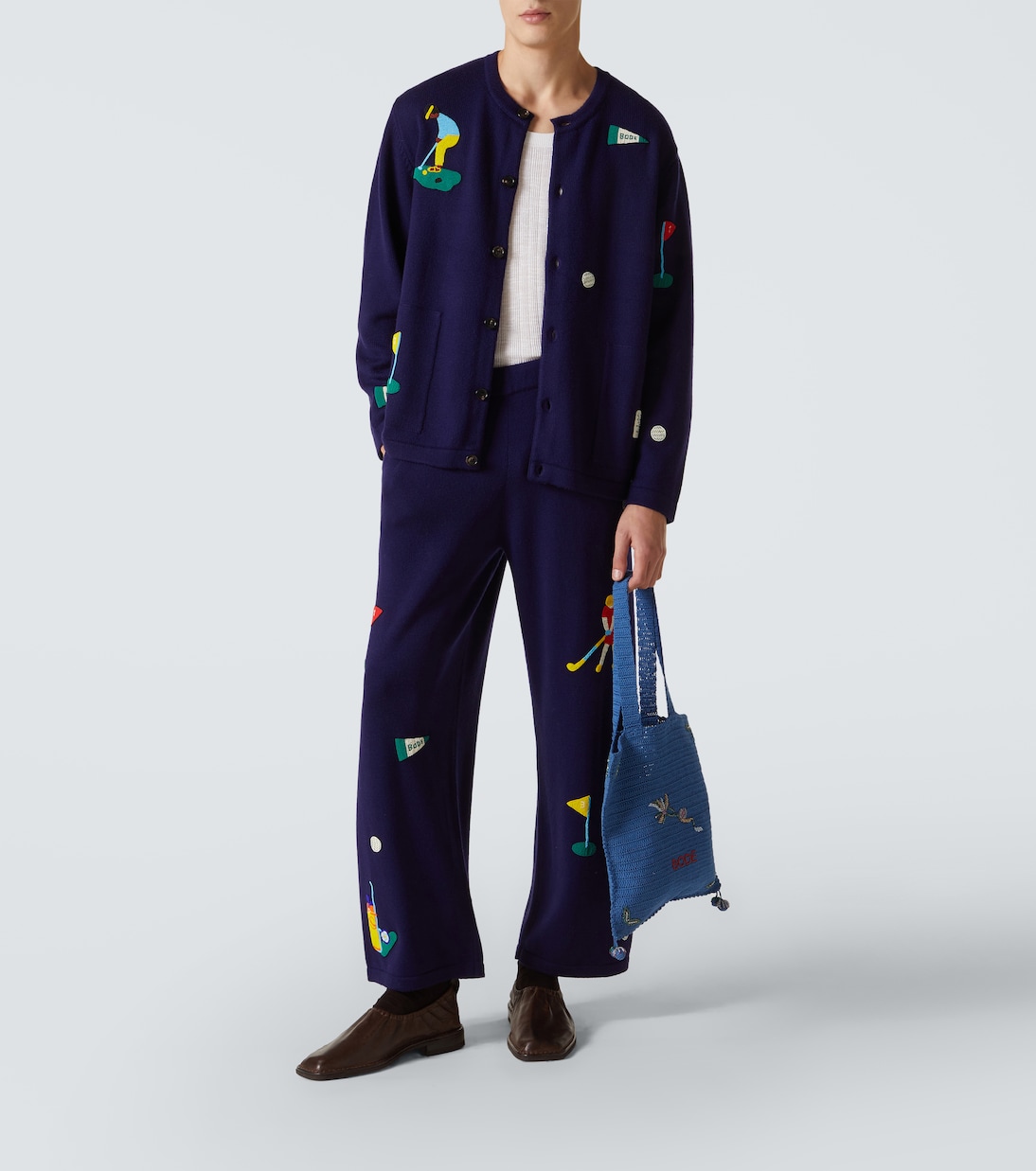 Golf wool sweatpants | Bode
