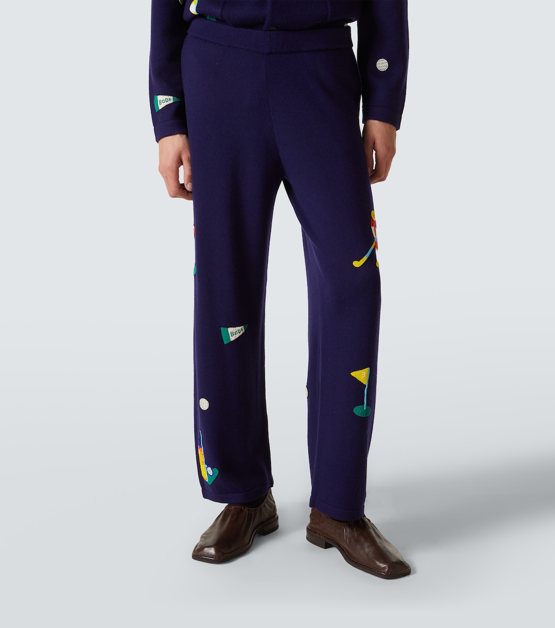 Golf wool sweatpants | Bode