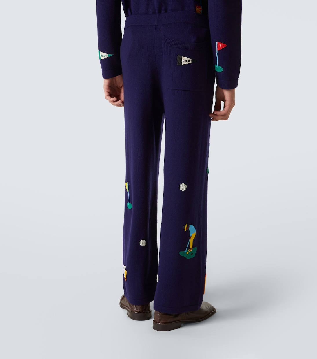 Golf wool sweatpants | Bode