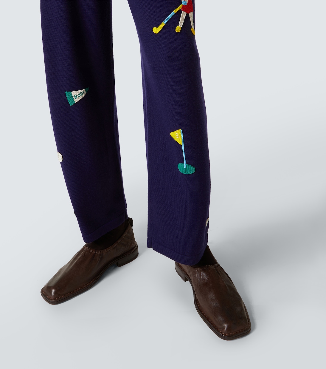 Golf wool sweatpants | Bode
