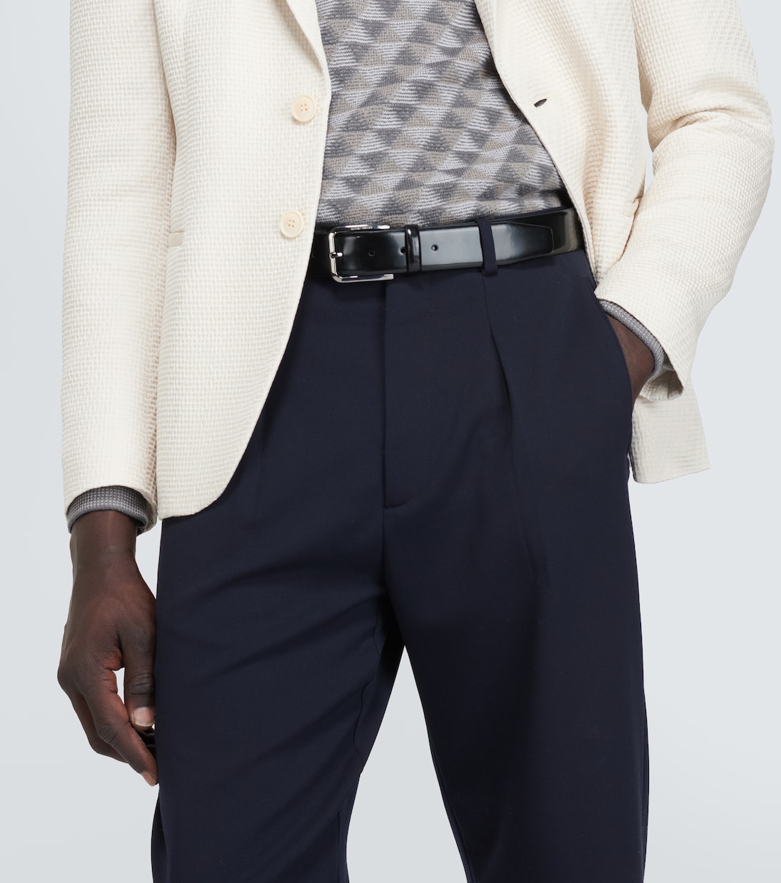 Gürtel aus Leder | Giorgio Armani