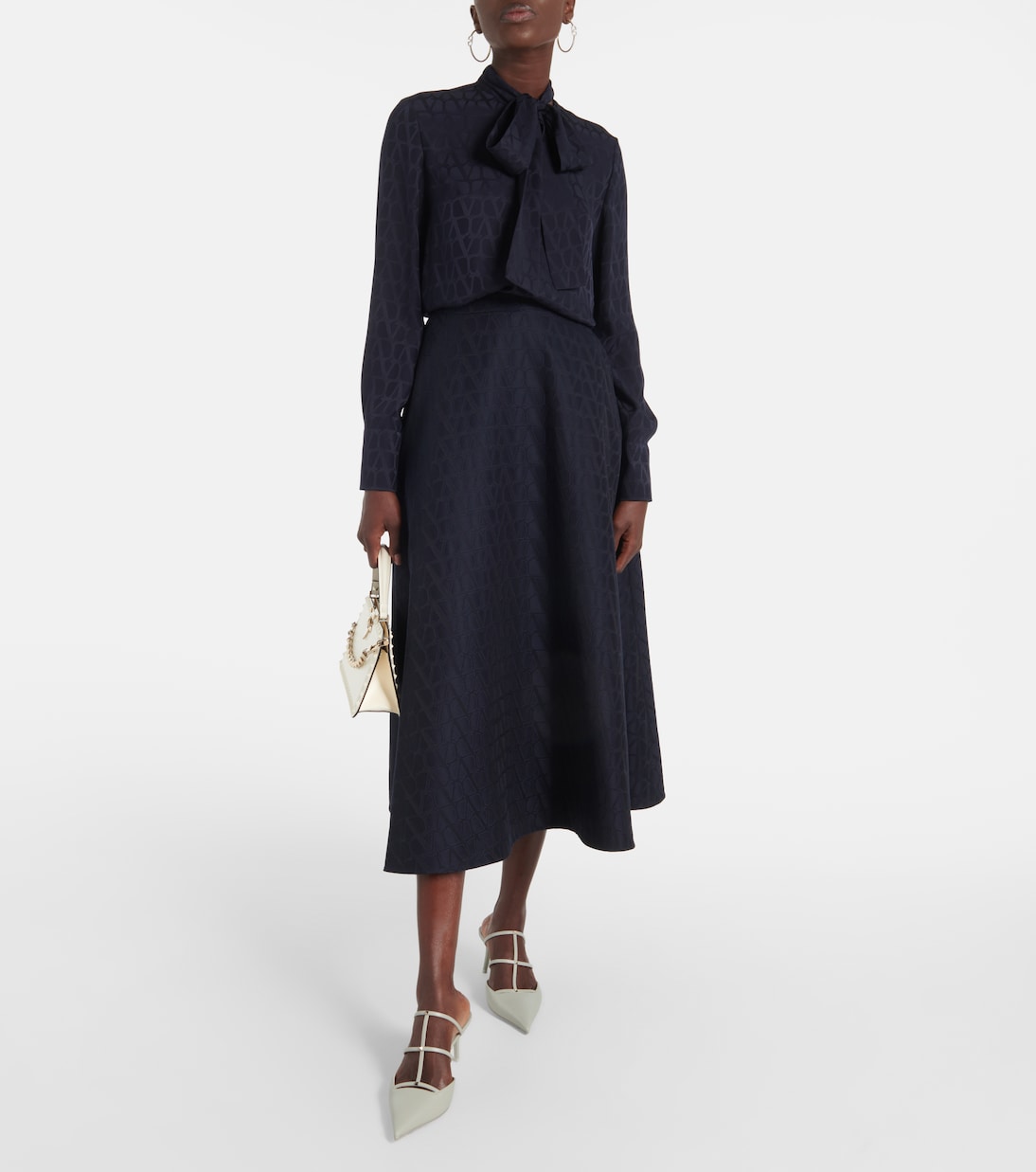 Mules Rockstud Wispy 60 aus Leder | Valentino Garavani