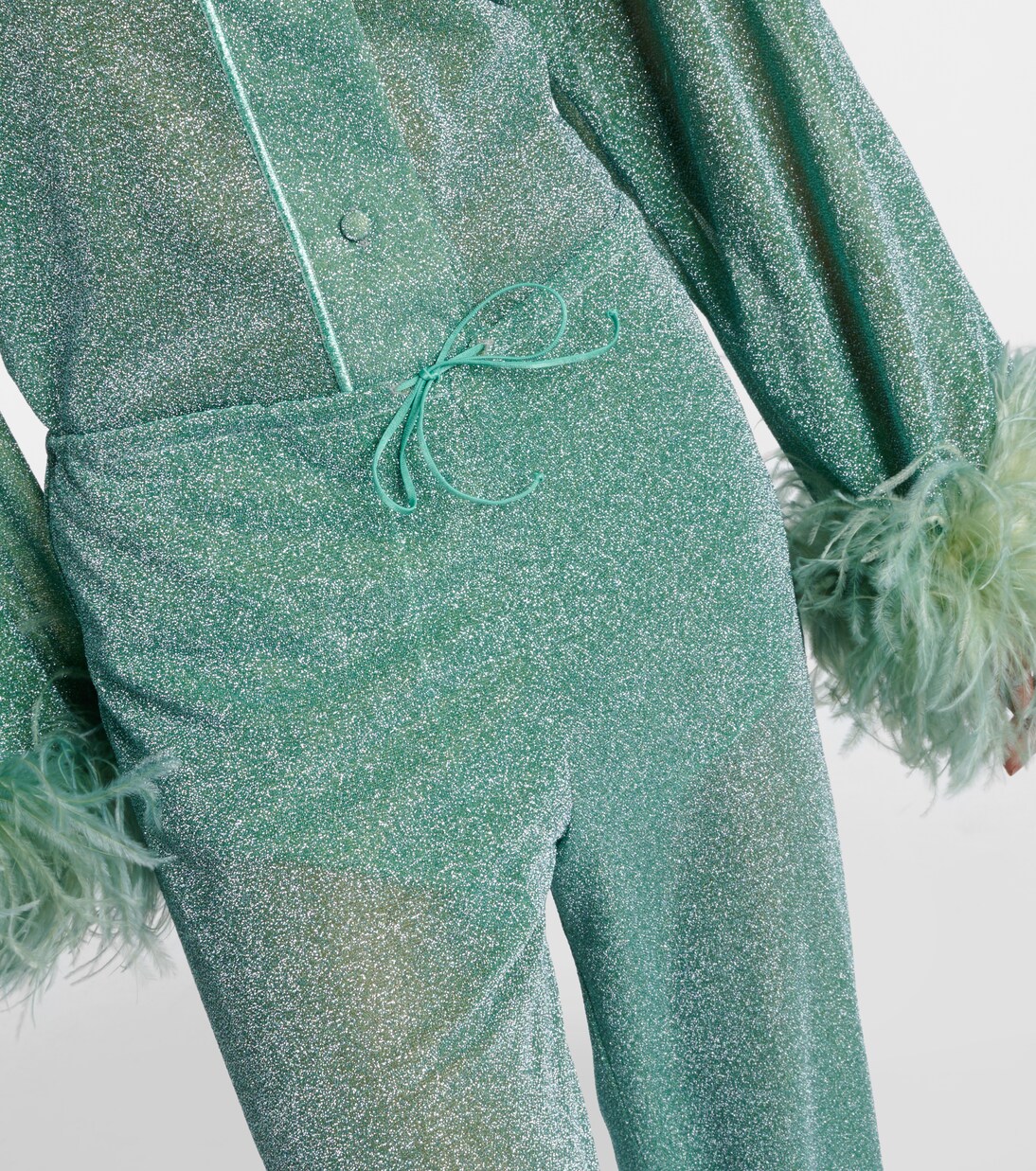 Hose Lumière Plumage mit Federn | Oséree