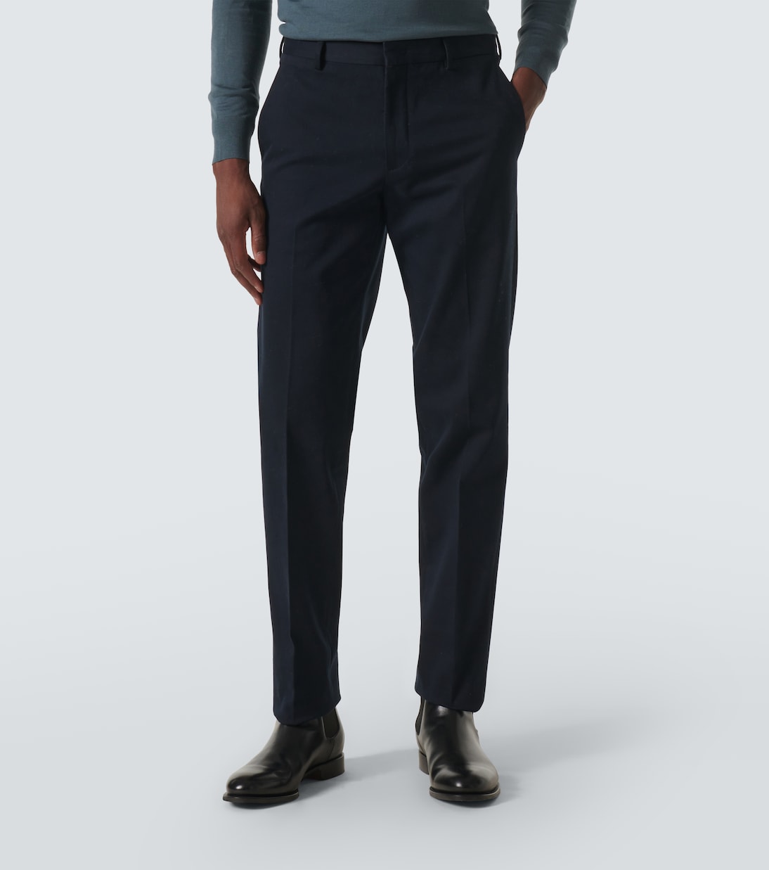 Pantalon droit en coton | Loro Piana