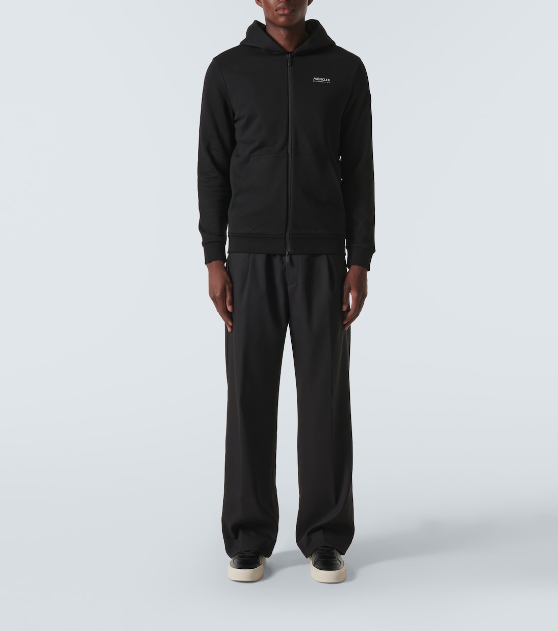 Felpa in cotone con zip | Moncler