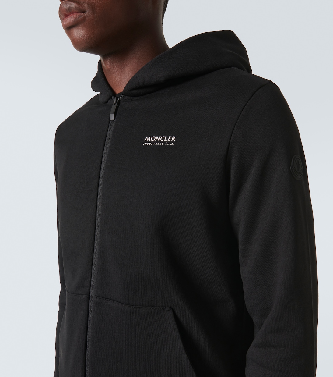 Felpa in cotone con zip | Moncler