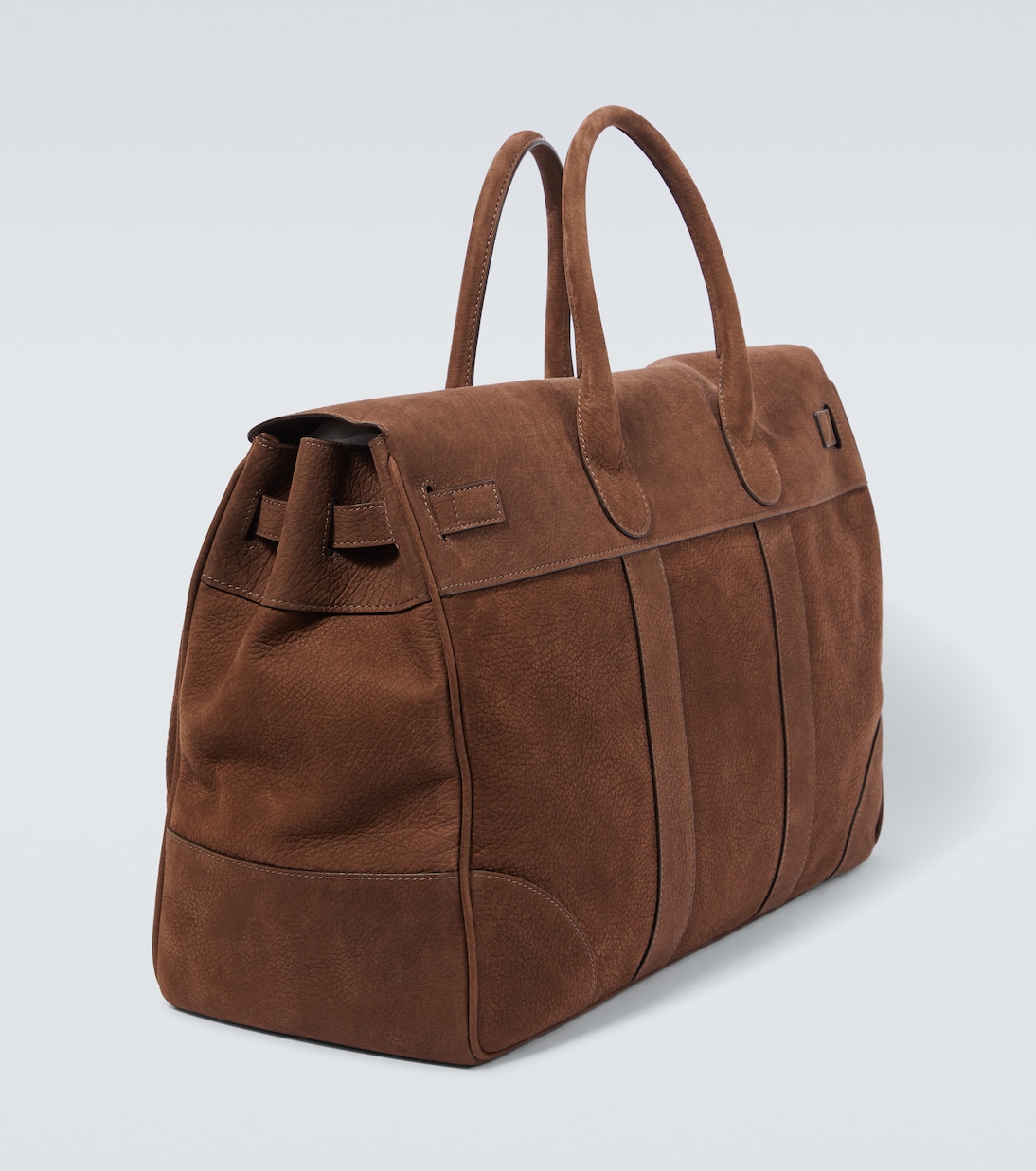 Borsa da viaggio in pelle | Brunello Cucinelli
