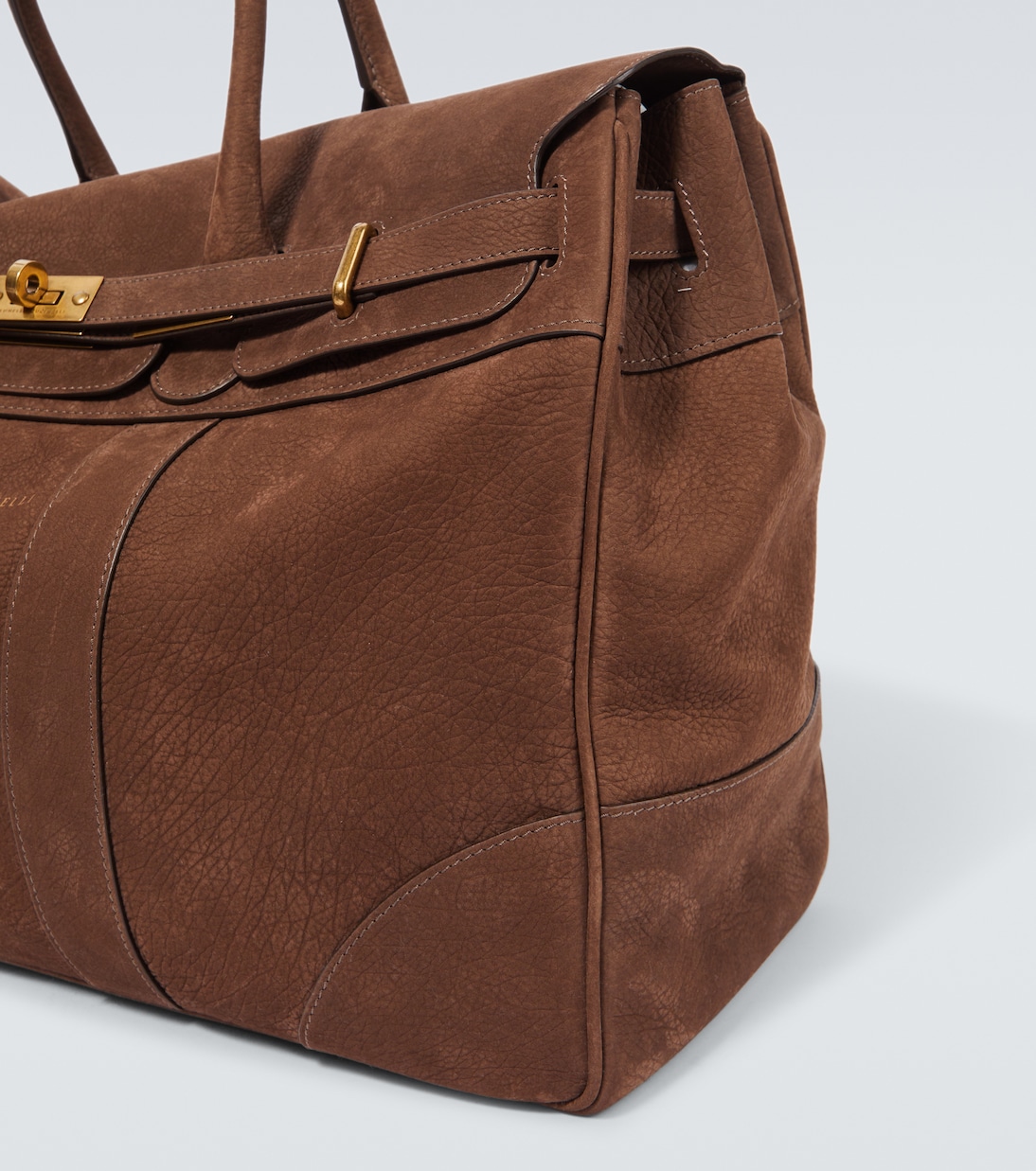 Borsa da viaggio in pelle | Brunello Cucinelli