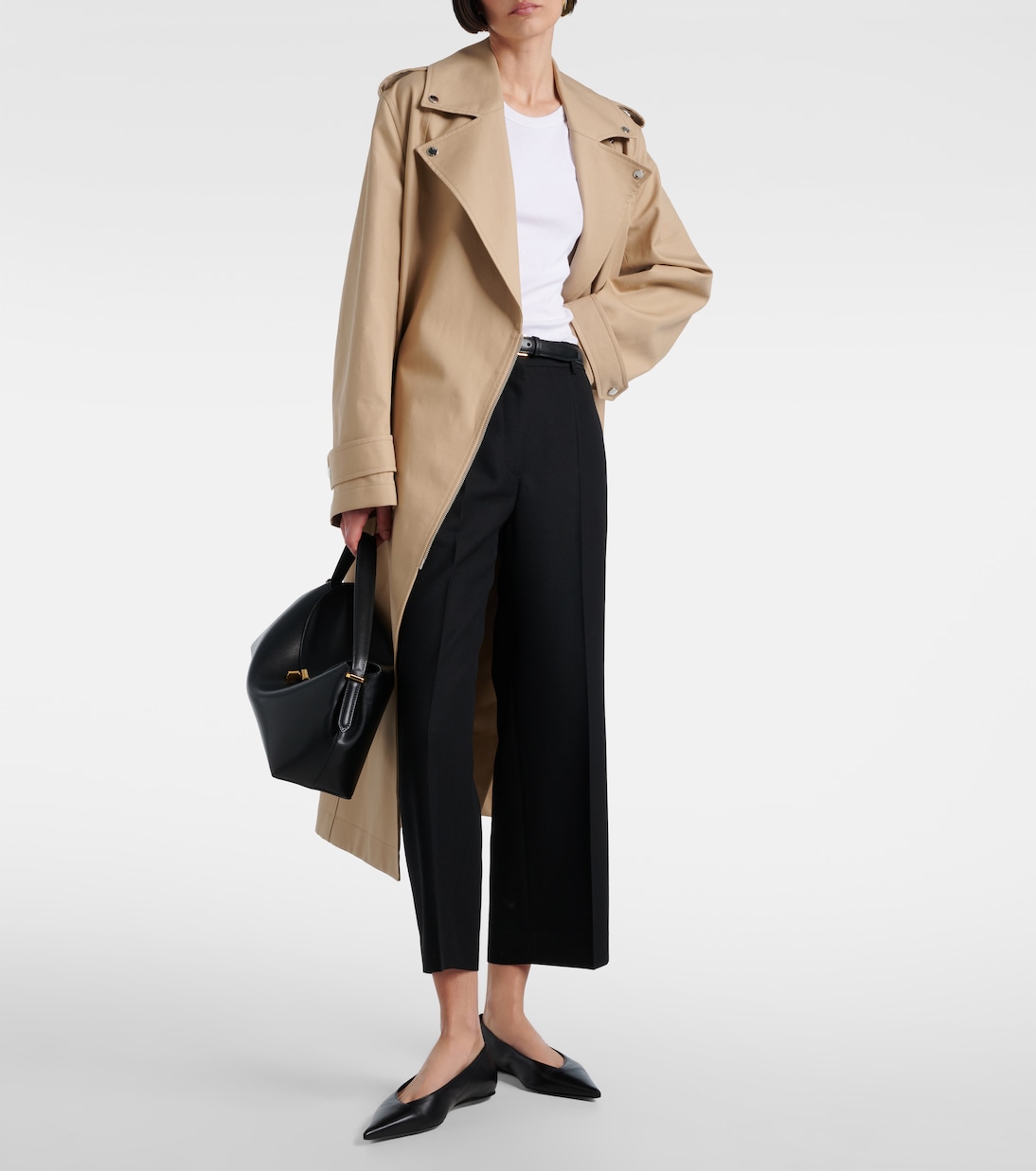 Pantaloni regular cropped | Toteme