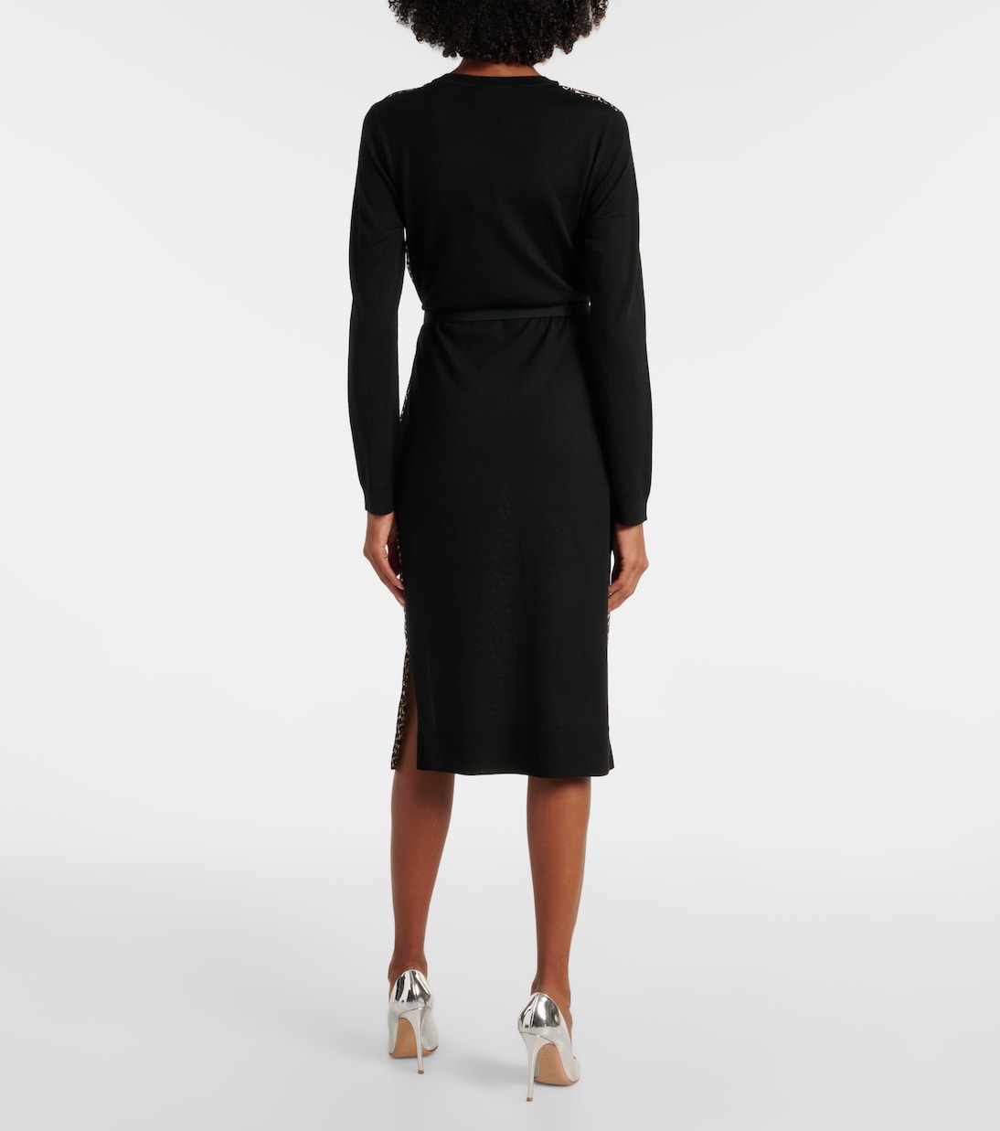 Abito midi in lana con seta | Tory Burch